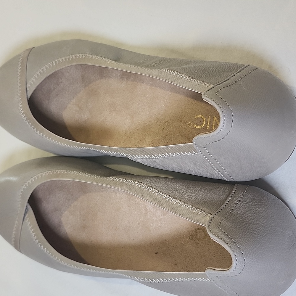 Vionic Caroll Tan Women's Ballet Flats Size 11 Leather Comfort Arch Support - Picture 6 of 7